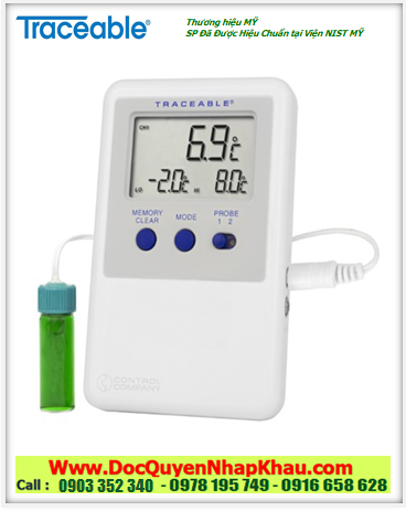 Traceable@ 4735, Nhiệt kế tủ đông tủ lạnh –50 đến 70°C Traceable@ 4735 Ultra™ Traceable® Thermometer